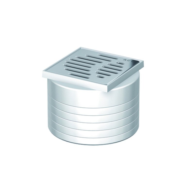 ACO EasyFlow trapo viršutinė dalis su linijinėmis grotelėmis, 100 x 100 mm