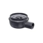 ACO EasyFlow žemas trapas su horizontaliu DN50 išvadu