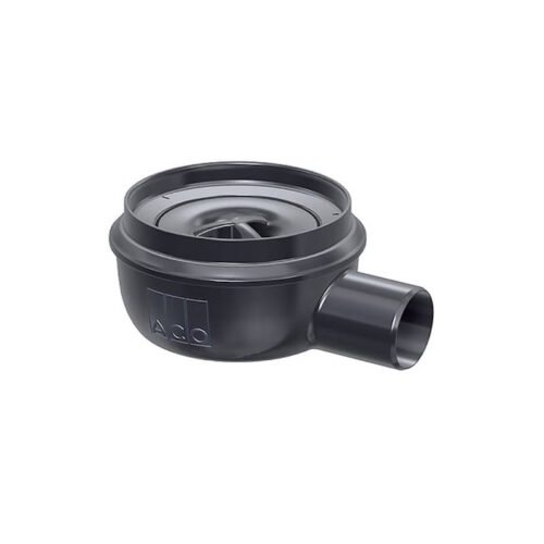ACO EasyFlow žemas trapas su horizontaliu DN50 išvadu