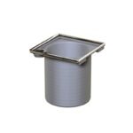 ACO EasyFlow trapo viršutinė dalis nerūdijančiojo plieno grotelėms, 149 x 149 mm