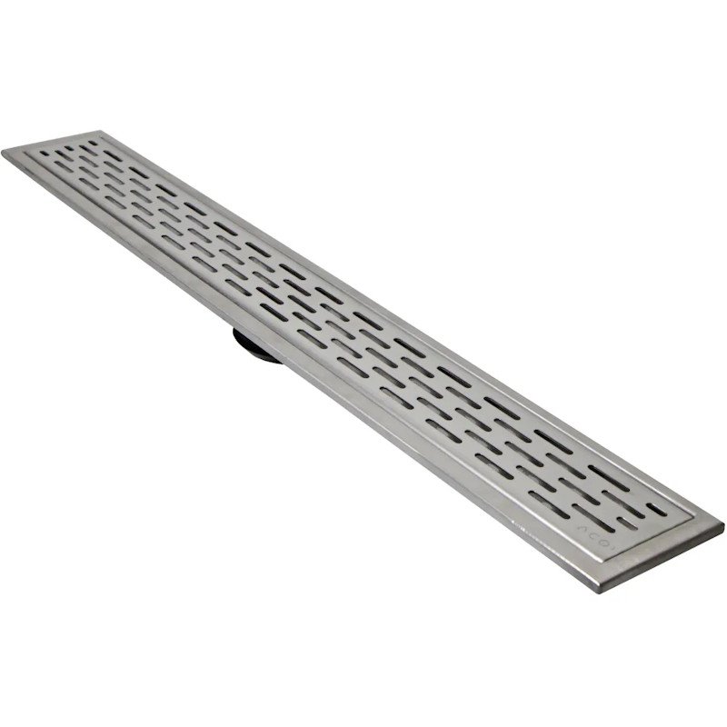 ACO ShowerDrain C Slot dizaino grotelės