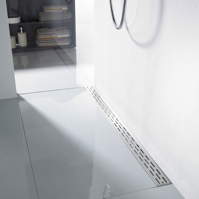ACO ShowerDrain C Slot dizaino grotelės