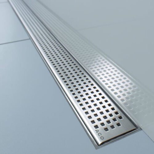 ACO ShowerDrain C Square dizaino grotelės