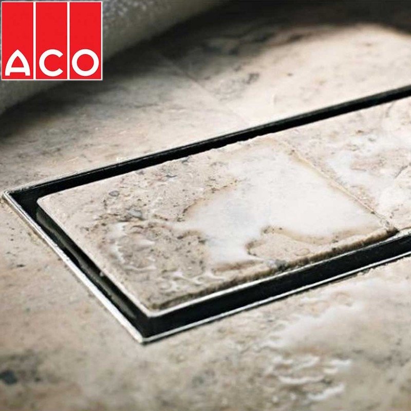 ACO ShowerDrain C Tile grotelės plytelei įklijuoti
