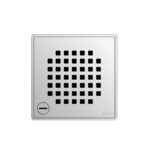 ACO EasyFlow Quadrato nerūdijančiojo plieno grotelės su užraktu, 140 x 140 mm
