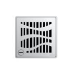 ACO EasyFlow Forest nerūdijančiojo plieno grotelės su užraktu, 140 x 140 mm