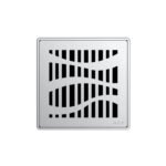 ACO EasyFlow Forest nerūdijančiojo plieno grotelės, 140 x 140 mm