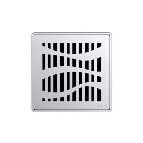 ACO EasyFlow Forest nerūdijančiojo plieno grotelės, 140 x 140 mm