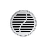 ACO EasyFlow Wave D127 mm nerūdijančiojo plieno grotelės