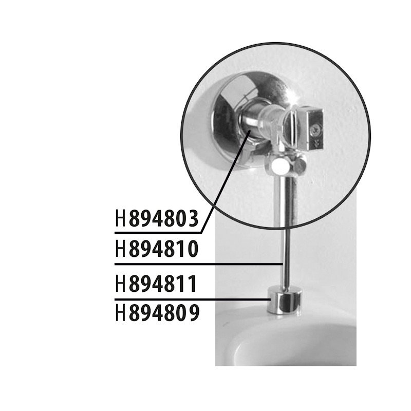 JIKA Livo H894803 kampinis ventilis pisuarui
