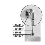 JIKA Livo H894805 alkūnė pisuarui, 1/2–1/2 colio