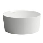 LAUFEN Kartell H231282 laisvai pastatoma apvali Sentec vonia
