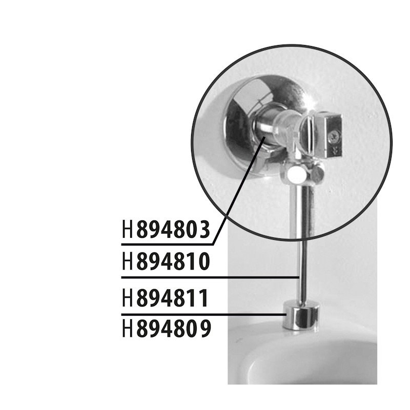 JIKA Livo H894810 pisuaro vamzdelis, Ø 14 mm, 250 mm