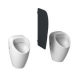 JIKA kompaktinio laminato pisuarų pertvara, 400 x 6 x 690 mm