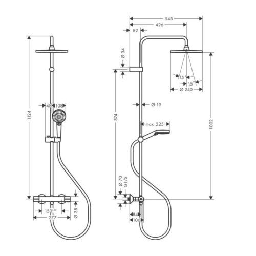 Hansgrohe Showerpipe