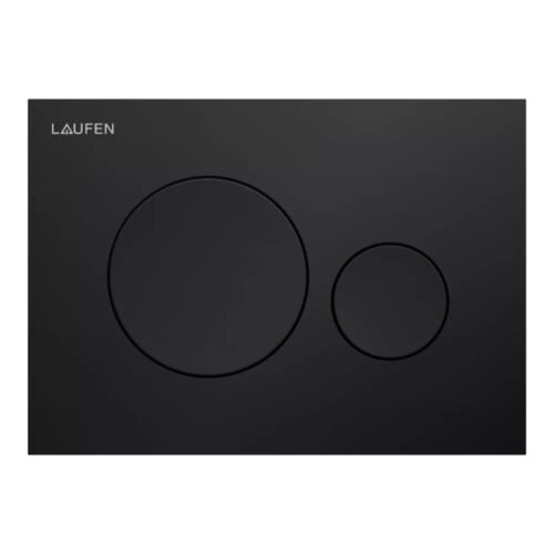 LAUFEN MOON H9001147160001 matinis juodas nuplovimo mygtukas